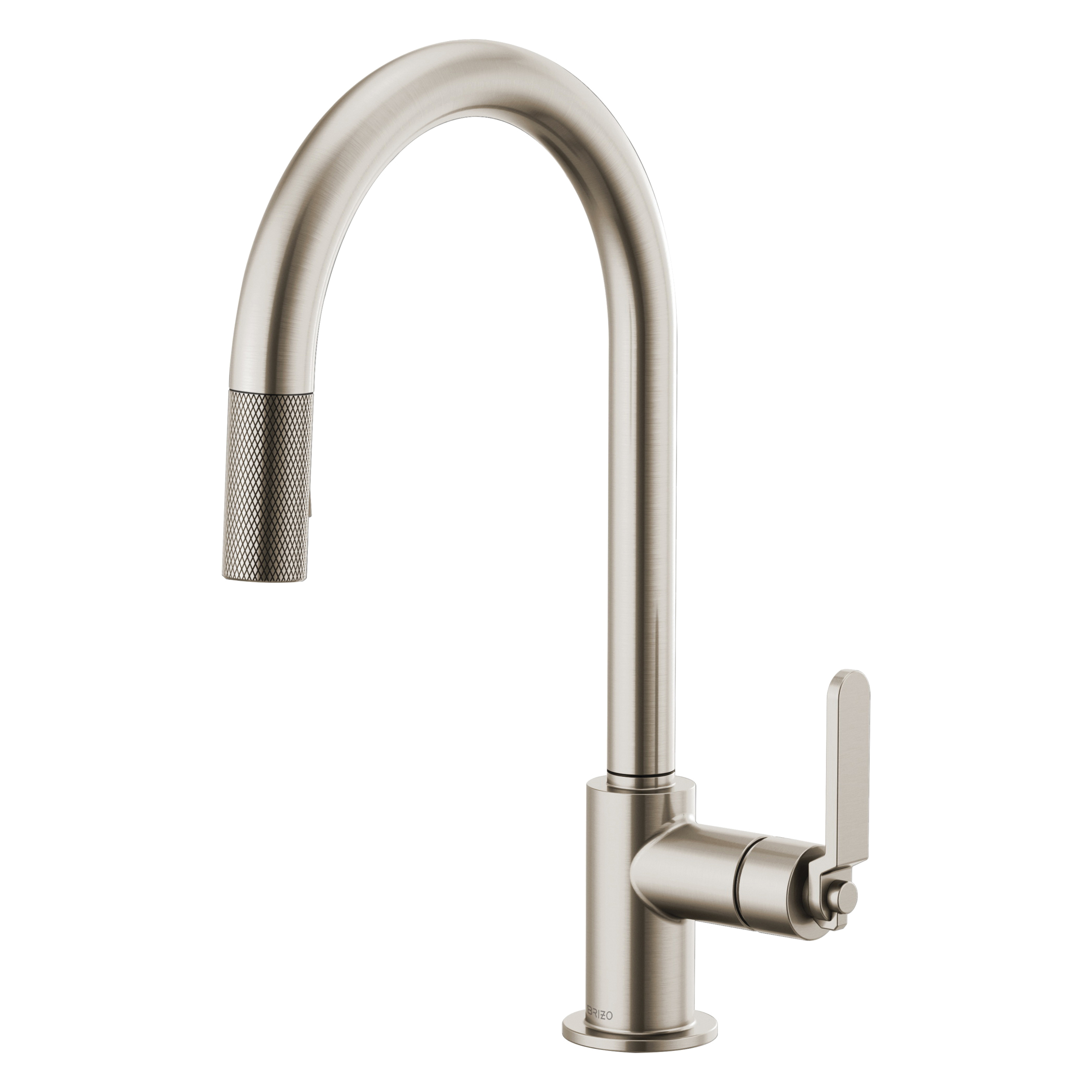Brizo® 63044LF-SS Litze™ Pull-Down Kitchen Faucet, 1.8 gpm Flow Rate, Stainless Steel, 1 Handles, 1 Faucet Holes, Function: Traditional, Domestic