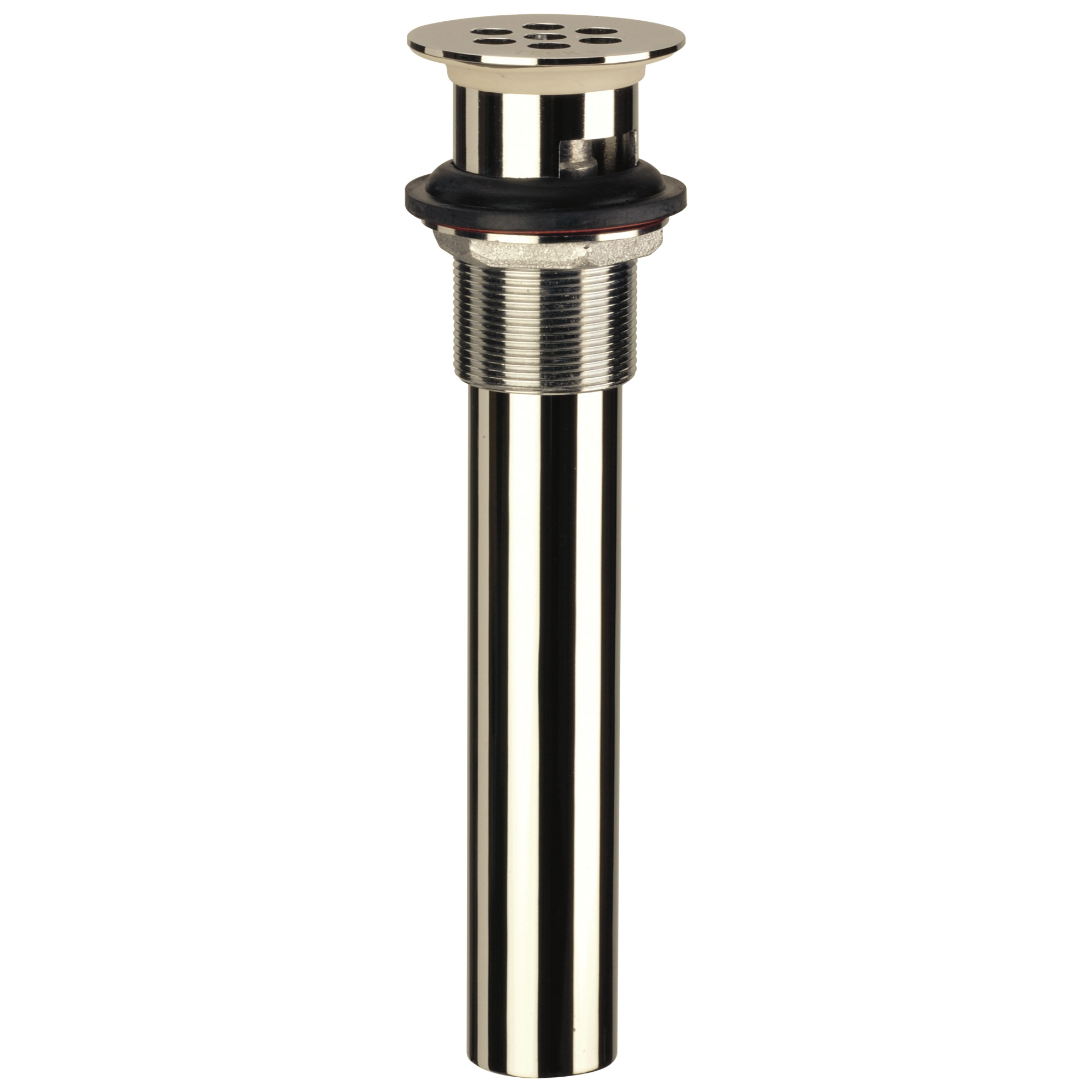 DELTA® RP6346PN Vessel Bathroom Grid Strainer with Overflow, Brass, Brilliance® Polished Nickel, Import