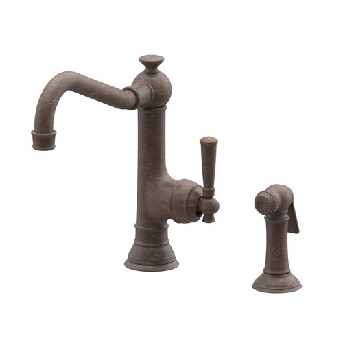 Newport Brass® 2470-5313/VB Jacobean Kitchen Faucet, 1.8 gpm Flow Rate, Swivel Spout, Venetian Bronze, 1 Handles