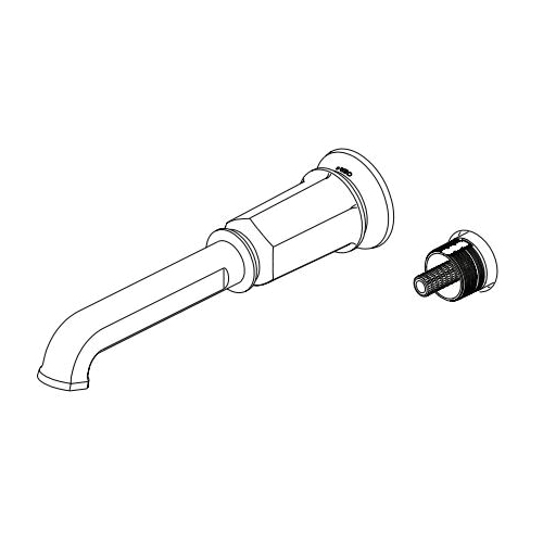 Brizo® T65776LF-PGLHP Invari™ Lavatory Faucet, Commercial/Residential, 1.5 gpm Flow Rate, 2-3/4 in H Spout, Polished Gold, Function: Traditional