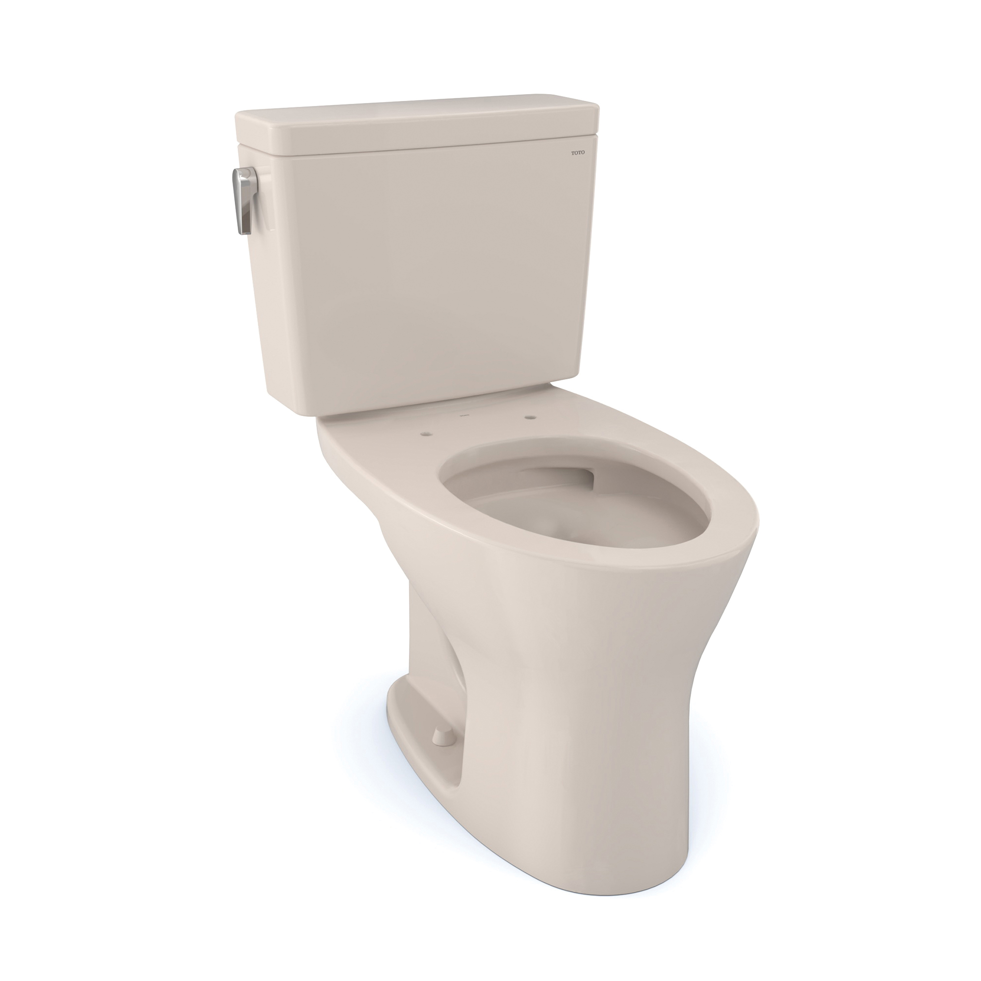 Toto® CST746CUMFG#12 2-Piece Dual Flush Ultra High-Efficiency Close Coupled Toilet With CEFIONTECT® Ceramic Glaze, Drake® 1G®, Elongated Bowl, 16-1/8 in H Rim, 12 in Rough-In, 0.8/1 gpf, Sedona Beige, Import