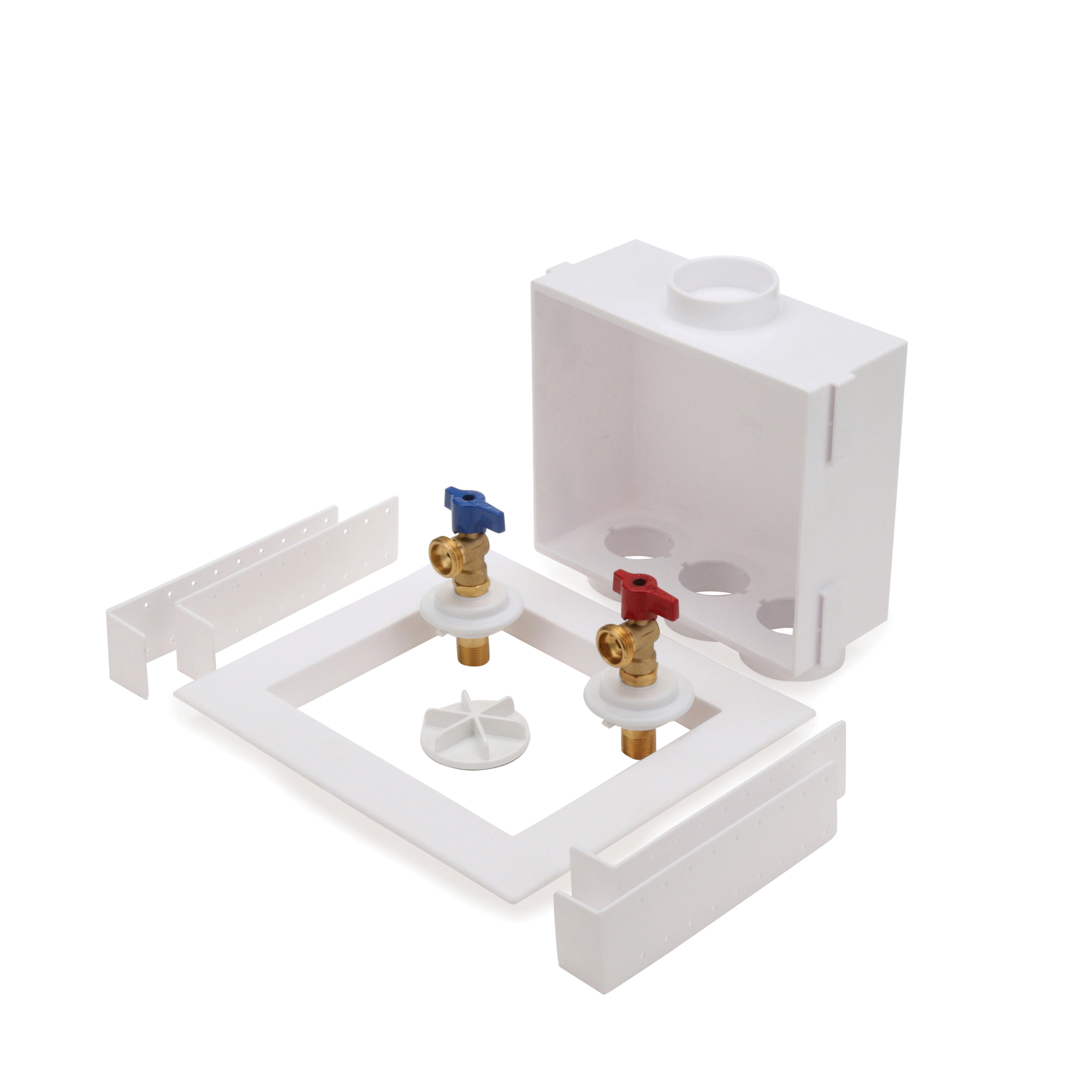 Oatey® Quadtro® 38560 Outlet Box, For Use With Washing Machine, C Connection, Polystyrene, Domestic