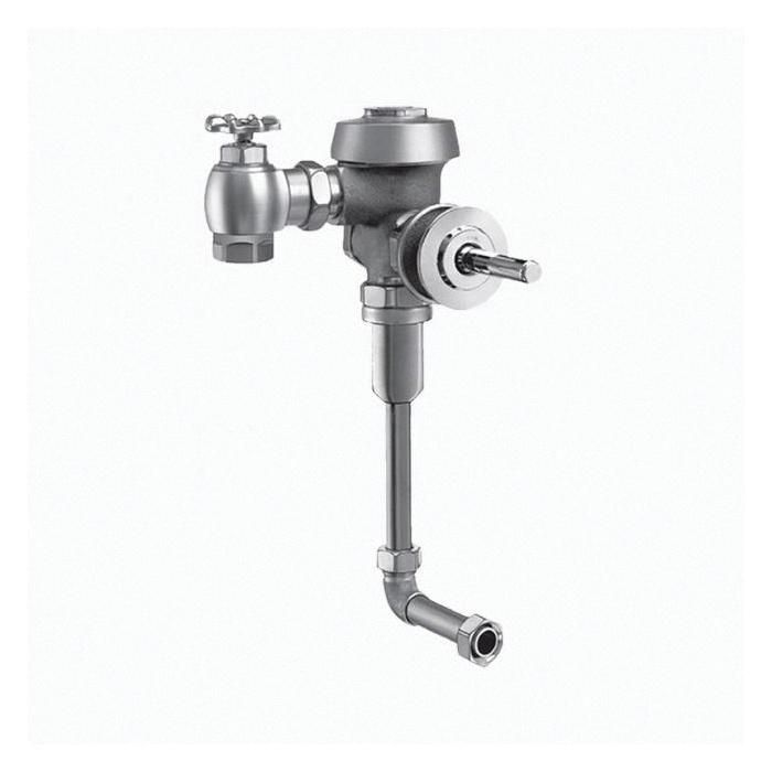 Sloan® Royal® 3913111 195 Single-Flush Manual Concealed Flushometer, 0.5 gpf Flush Rate, 3/4 in IPS Inlet, 3/4 in Spud, 15 to 80 psi Pressure, Rough Brass