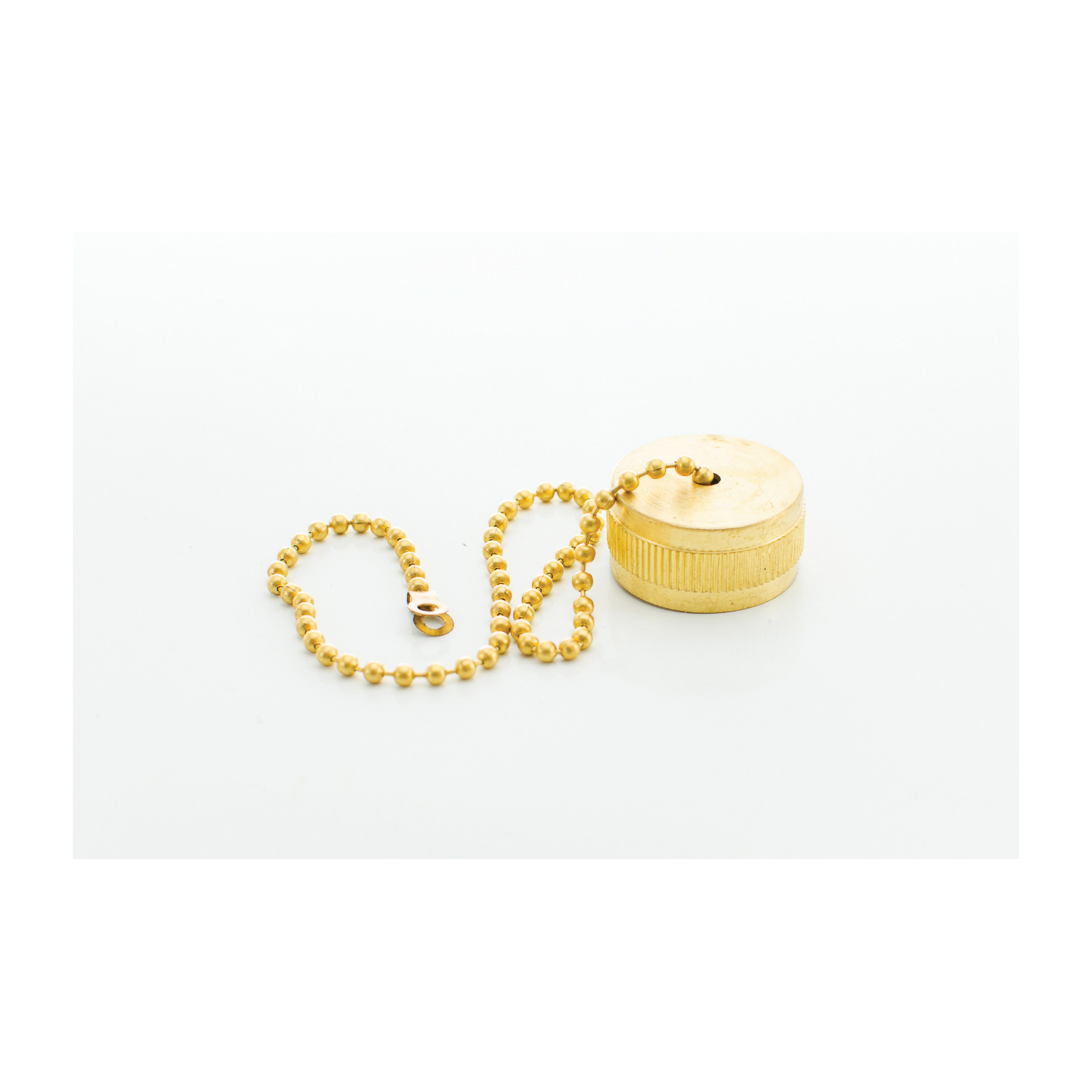 PASCO 2159 Hose Cap With Chain and Washer, 3/4 in Nominal, Female Hose Thread End Style, Brass