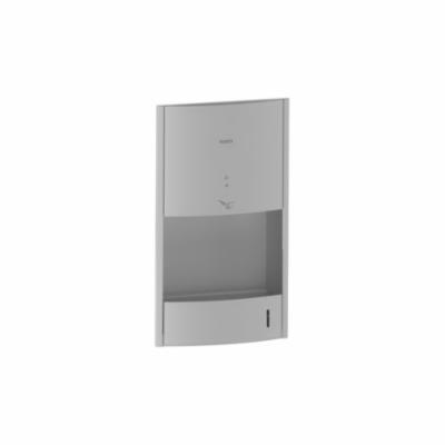 Toto® CLEANDRY™ HDR111#SS Concealed High-Speed Hand Dryer With Tray, 221 mph Flow Rate, 390 W Power Rating, 120 VAC, 3.3 A