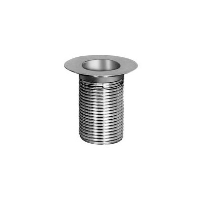Fisher 6541-2400 Waste Socket, 1-1/2 in ID x 2-7/8 in OD Dia Pipe, 1-1/2 in L, Rough Brass