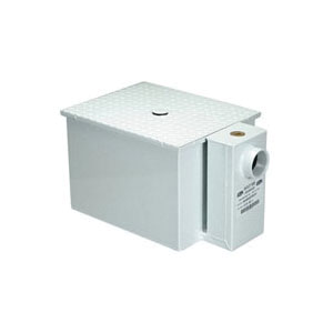 Zurn® Z1170-100-2NH Grease Interceptor, #100 Nominal, 8 lb Capacity, 4 gpm Flow Rate, 2 in Inlet x 2 in Outlet