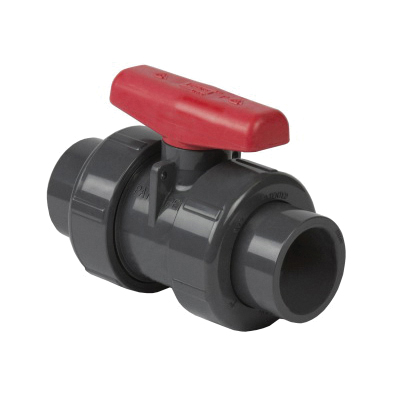 Spears® 3639-020 True Union 2000 Standard Ball Valve, 2 in Nominal, Socket and FNPT End Style, PVC Body, FKM Softgoods, Domestic