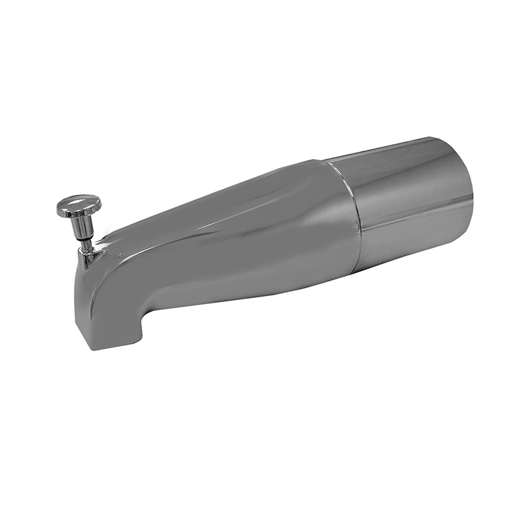 Jones Stephens™ D01009 2-Piece Diverter Spout With Nose Connection, 1/2 in FNPT Connection, Zamak, Domestic