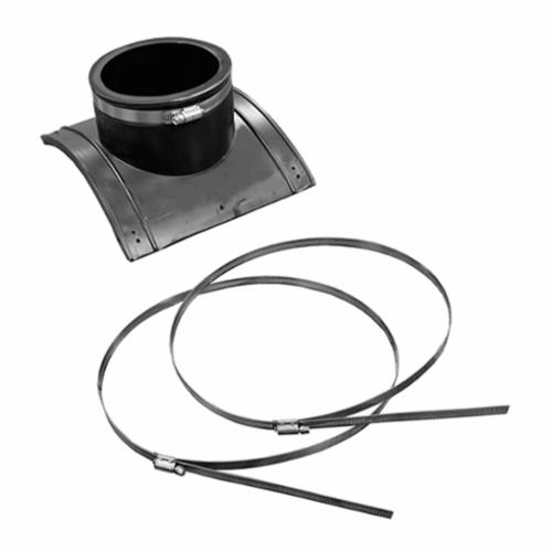 Jones Stephens™ S26001 T-Pattern Saddle Fitting, 4 in, Stainless Steel Clamp