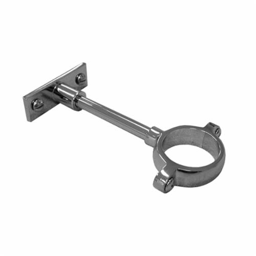 Jones Stephens™ F39700 Split Ring Flush Valve Pipe Support, 3-1/2 in Pipe, Polished Chrome