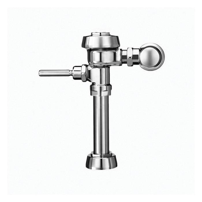 Sloan® Royal® 3010005 111 Single-Flush Manual Exposed Flushometer, 1.6 gpf Flush Rate, 1 in IPS Inlet, 1-1/2 in Spud, Polished Chrome, Domestic
