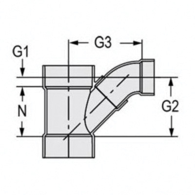 Spears® P504-580 P504, 8 x 3 in nominal, Hub end style, PVC, Domestic