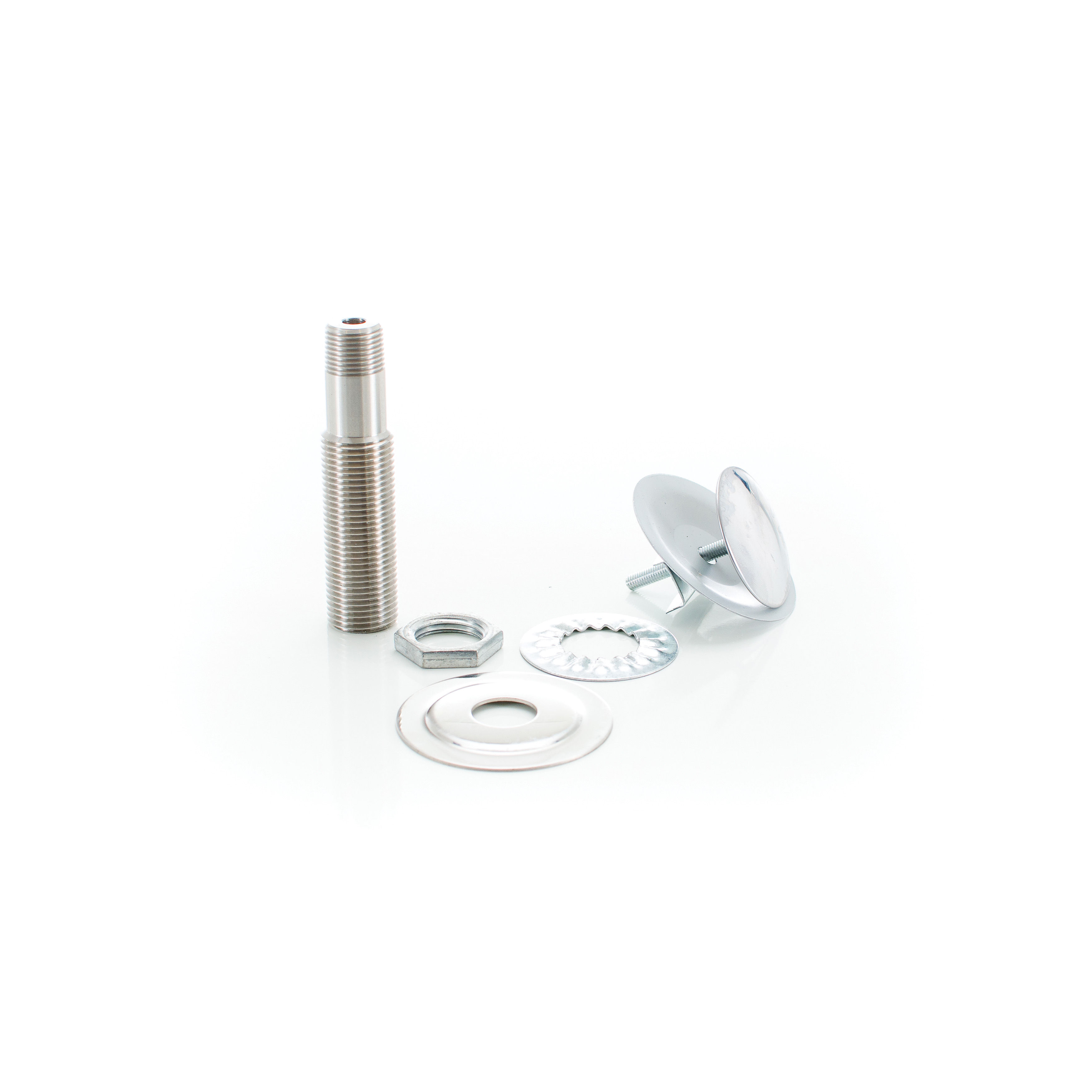 PASCO 2197-K Push Button Drinking Fountain Retro-Fit Kit, 1/2 in MNPT x 3/8 in (Body Inlet) x 3-1/2 in Stainless Steel Nipple