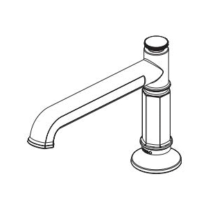 Brizo® T67376-PCLHP Invari™ Roman Tub Faucet, Commercial/Residential, 9 to 16 in Center, Polished Chrome, Function: Traditional, Domestic