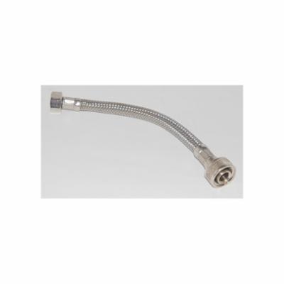 Toto® THU294 Braided Fill Valve Hose, For Use With DuoFit™ WT151M and WT152M 1.28/0.9 gpf Dual-Max® in Wall Tank System, Stainless Steel