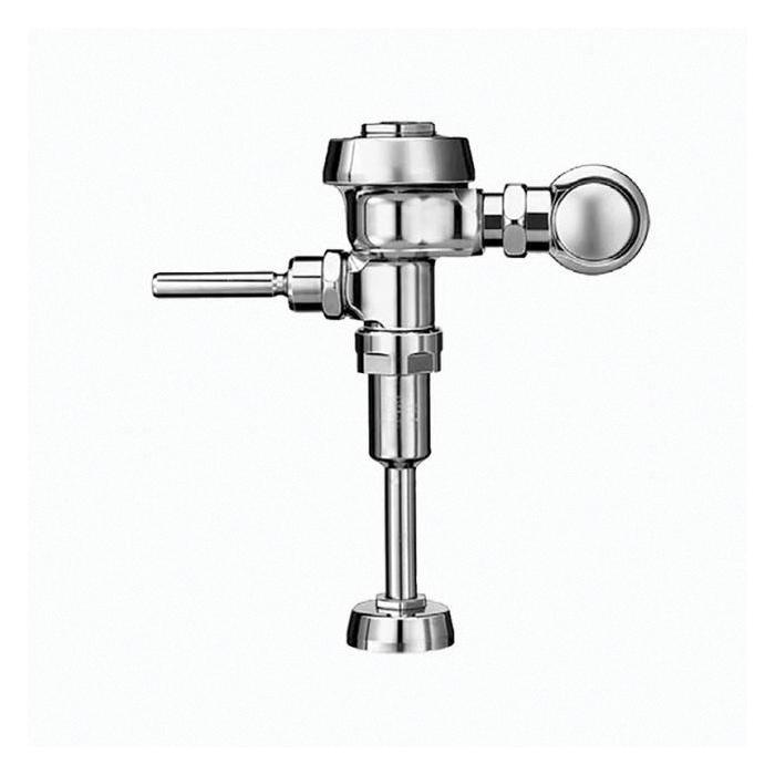 Sloan® Royal® 3912732 186 Single-Flush Manual Exposed Flushometer, 0.125 gpf Flush Rate, 3/4 in IPS Inlet, 3/4 in Spud, 15 to 80 psi Pressure, PVD Brushed Stainless Steel, Domestic