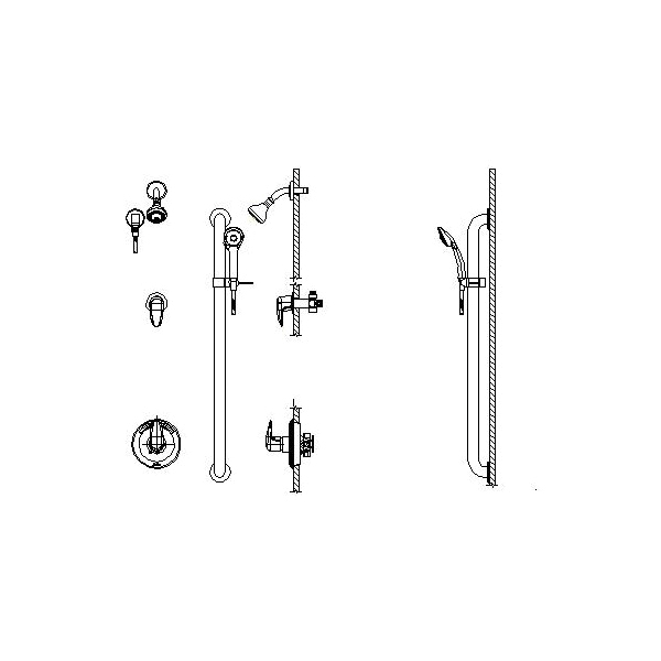 DELTA® T13H332-05 MultiChoice® Universal Shower Valve Trim, 1.5 gpm Flow Rate, Polished Chrome, Domestic