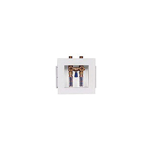 Guy Gray™ 82379 Fire Rated Washing Machine Outlet Box With Single Lever Hammer Arrester Valve, Plastic, Domestic