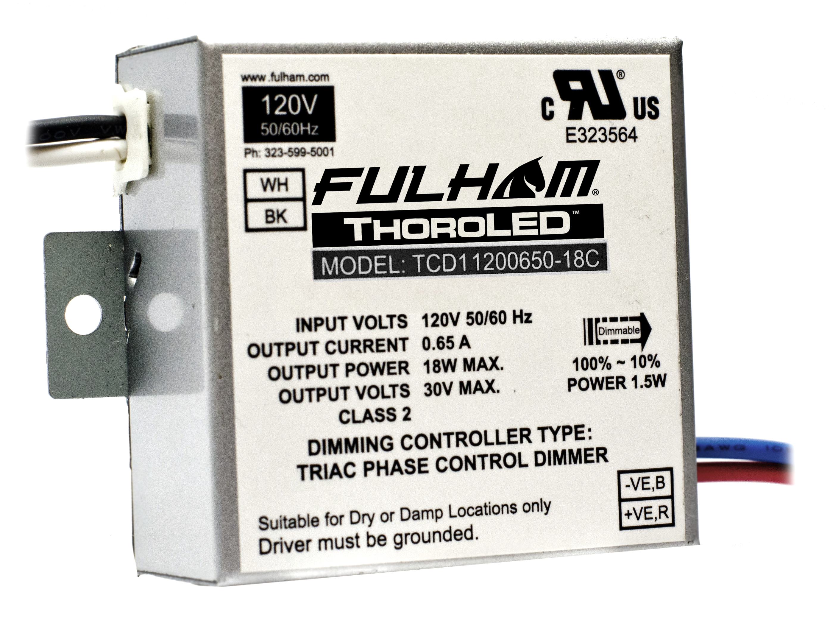 FULHAM® TCD11200650-18C