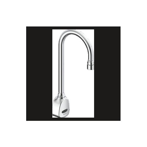Commercial 1500TF4620 1500T Sensor Faucet, Commercial, 1.5 gpm Flow Rate, 9.875 in H Spout, 1 Faucet Holes, Chrome, Function: Touchless